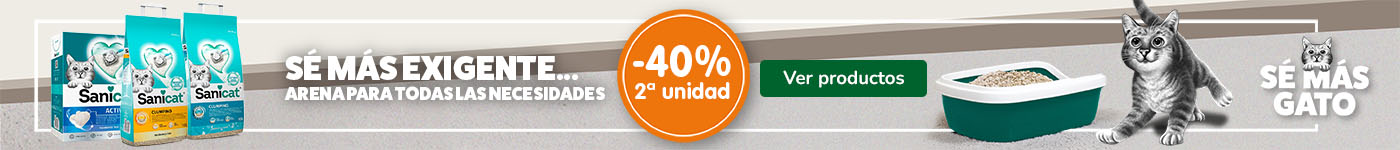 Sanicat: 40% dto en la 2ª unidad de arenas.