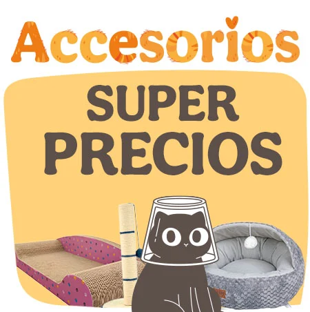 Accesorios con superprecios para tu gato.
