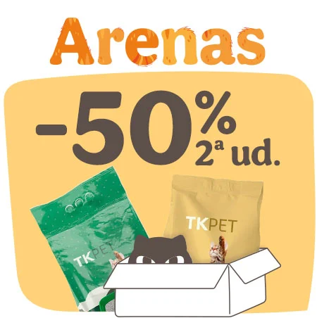 ¡Michimanía! Hasta 50% de descuento en la 2ª unidad en arenas para gato.