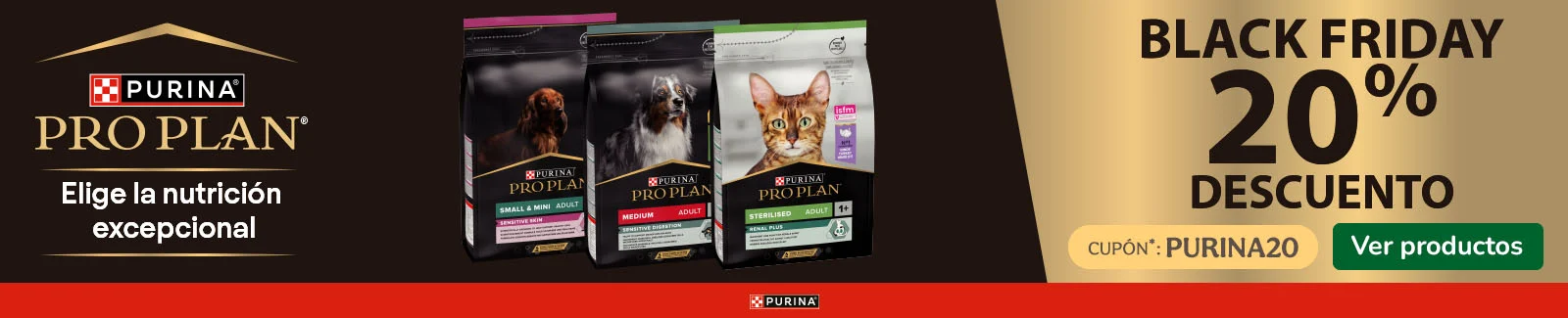 Pro Plan: 20% dto en piensos para tu peludo.