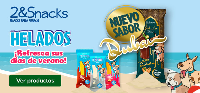 2&Snacks: Nuevo sabor de helado para tu peludo.