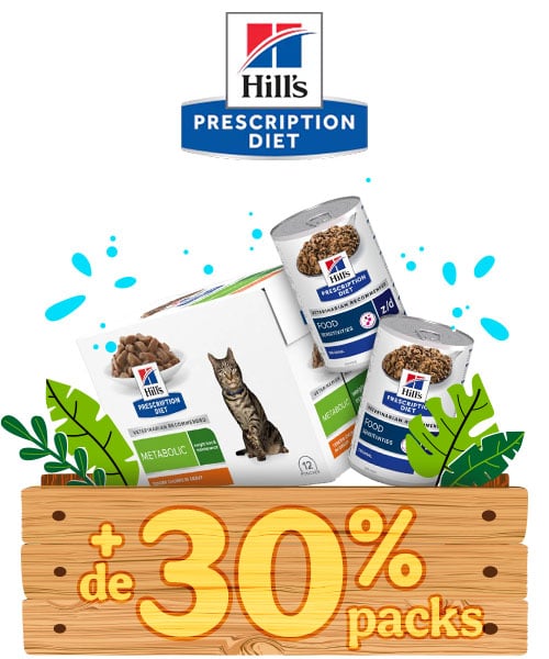 Hill’s Prescription Diet: +30% dto en packs de comida húmeda para tu peludo.
