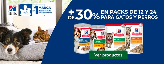 Hill’s: ¡Más del 30% de descuento en packs húmedos grandes!