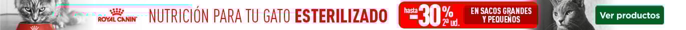 Royal Canin: 15% dto en sacos grandes y 30% dto en la 2&ordf; unidad de sacos peque&ntilde;os de pienso para gatos.