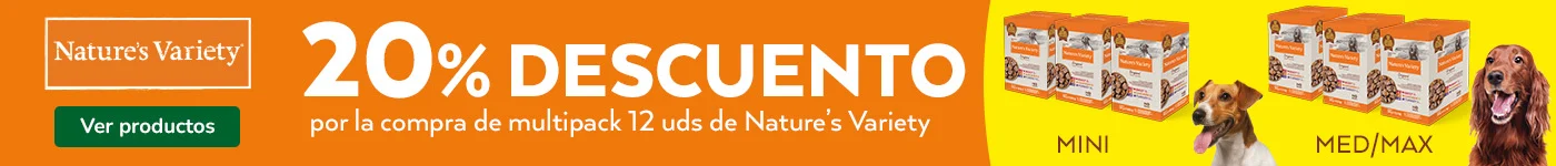 Nature's Variety: ¡20% de descuento en el pack de 12 húmedos para perros!