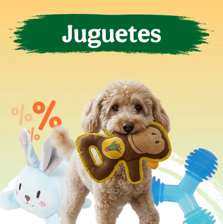 Juguetes para perros.