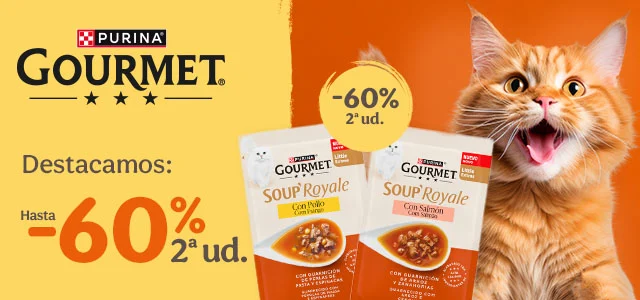 Gourmet Michimania: 60% dto en la 2ª unidad en alimentación para gatos.