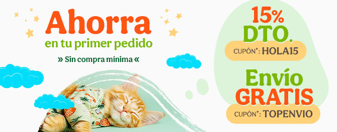 ¡Promoción de bienvenida! Si eres nuevo en Tiendanimal aprovecha los mejores descuentos
