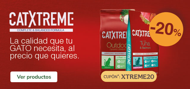Catxtreme: 20% dto en pienso para gatos.