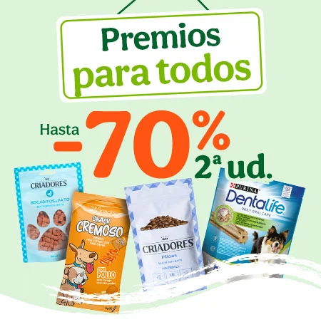 Snacks: ¡Hasta 70% de descuento en la 2ª unidad para mimarlos!