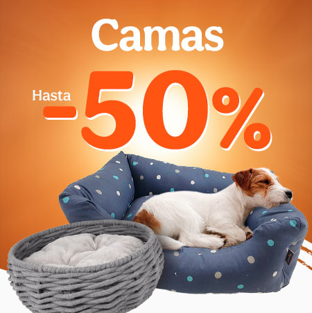 Hasta 50% dto en camas para tu perro.