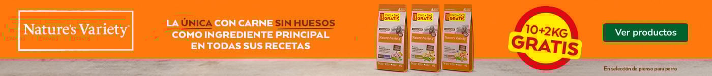 Nature's Variety: Pienso para perros con con kilos gratis.