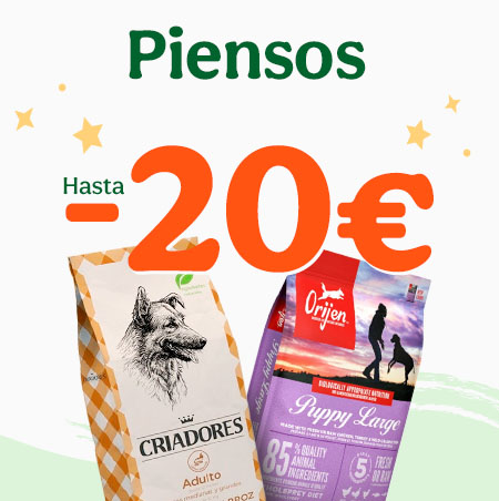 Hasta -20€  en pienso