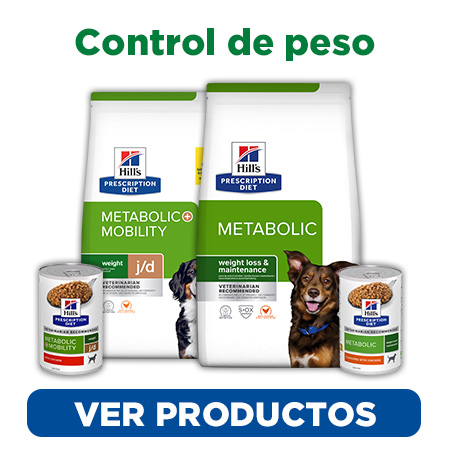Hill's ofrece diferentes opciones de alimentos para el control de peso de tu perro