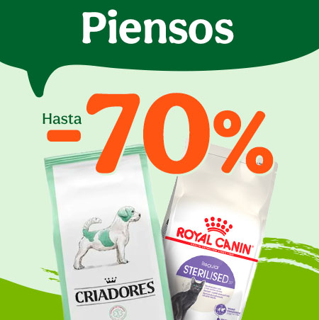 Pienso hasta 70% de descuento