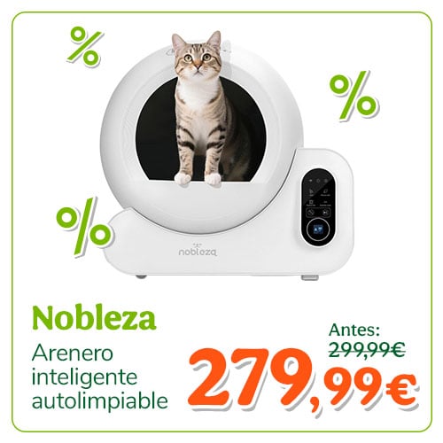 Nobleza Arenero Autolimpiable Inteligente para Gatos