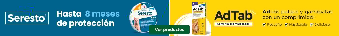 Seresto y AdTab: Productos antiparasitarios para tu peludo.