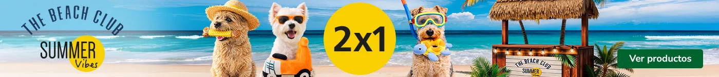 Summer Vibes: 2x1 en Productos Refrescantes y Juguetes para Mascotas.