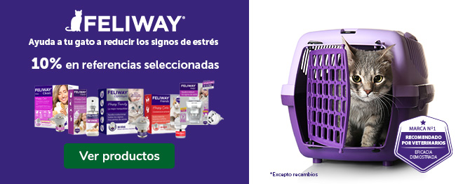 10% en referencias seleccionadas Feliway