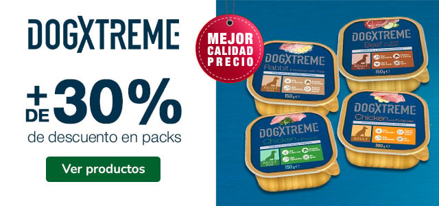 Dogxtreme: +30% dto en packs de comida húmeda para perros.