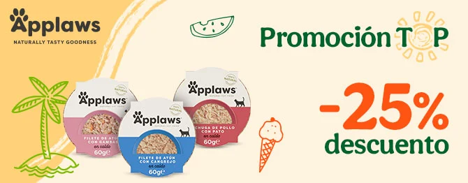 Applaws: 25% dto. en comida húmeda y snacks para gato.