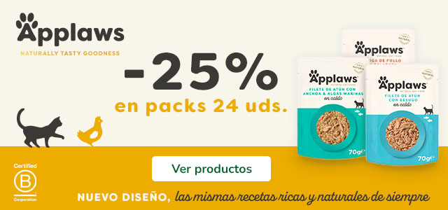Applaws: 25% dto en el pack de 24 húmedos para gato.