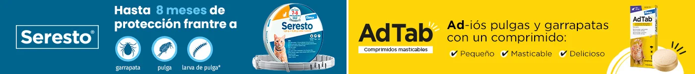 Adtab, Seresto y Advantix para perros: soluciones antiparasitarias de última generación para la protección de tu mascota.