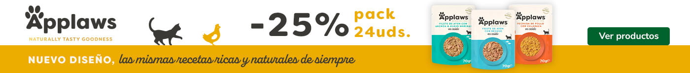 Applaws: 25% dto en pack de 24 húmedos para tu gato.