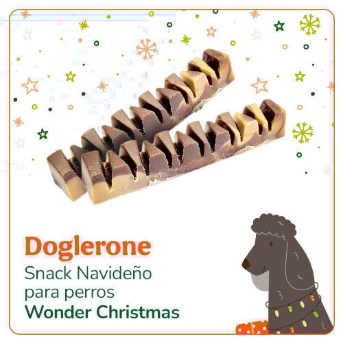 Wonder Christmas Doglerone Snack Navideño para perros.