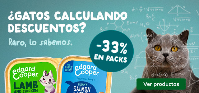 Edgard & Cooper: Más del 30% dto en packs de comida húmeda para tu peludo.