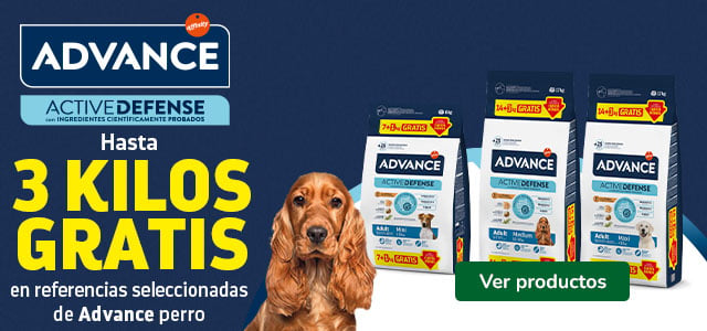 Advance: Pienso para perros con hasta 3 kg gratis.