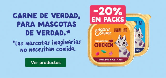 Edgard & Cooper: 20% dto en packs de comida húmeda para gatos.
