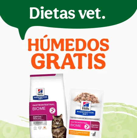 Hill's Prescription Diet: Húmedos de regalo con la compra de pienso para tu peludo.