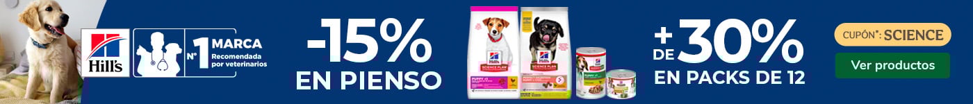 Hill’s: ¡Hasta 15% de descuento en pienso para cachorros y más del 30% de descuento en packs húmedos!