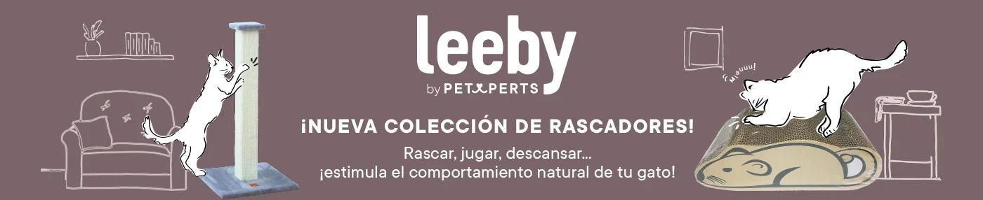 Rascadores Leeby.  Rascar, jugar, descansar...¡estimula el comportamiento natural de tu gato!.