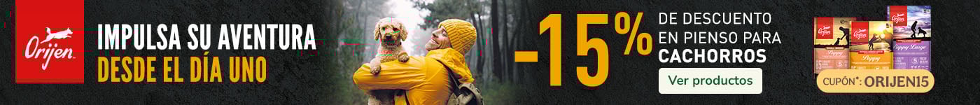 Orijen: 15% dto en pienso para cachorros.