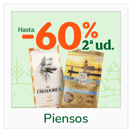 Hasta -60% en pienso