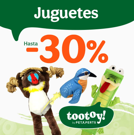 Hasta 30% dto en juguetes para perros y gatos.