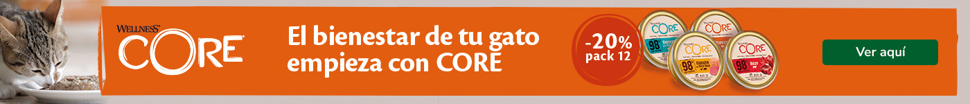 Wellness Core: 20% dto en el pack de 12 húmedos para tu gato.