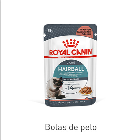 Gama Hairball. Alimento que ayuda a reducir la formación de bolas de pelo ingeridas.