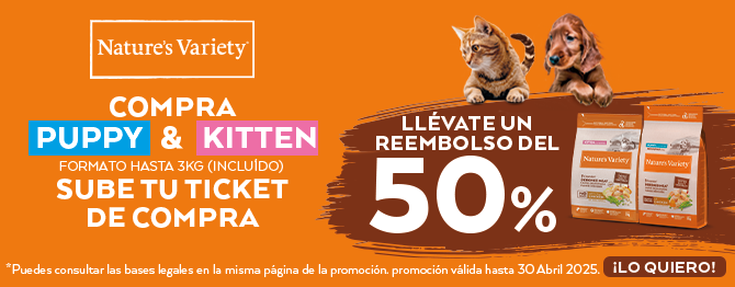Llévate un reembolso del 50%