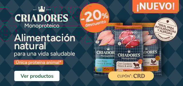 Criadores Monoproteico: 20% dto en pienso para perros.