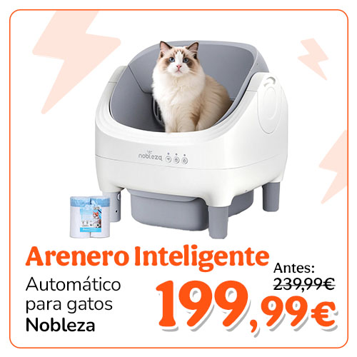Arenero Inteligente Autolimpiante para gatos