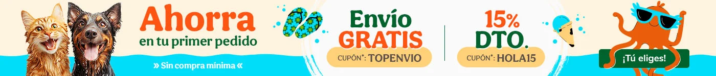 ¡Promoción de bienvenida! Si eres nuevo en Tiendanimal aprovecha los mejores descuentos