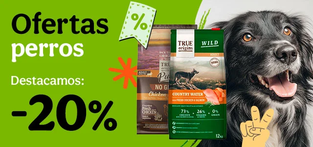True Origins: 20% dto en piensos para perro.