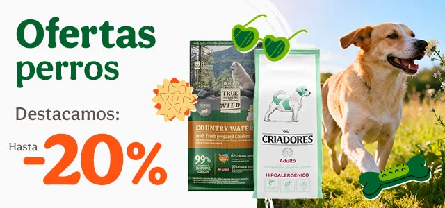 Hasta 20% dto en pienso para perros de Criadores y True Origins.