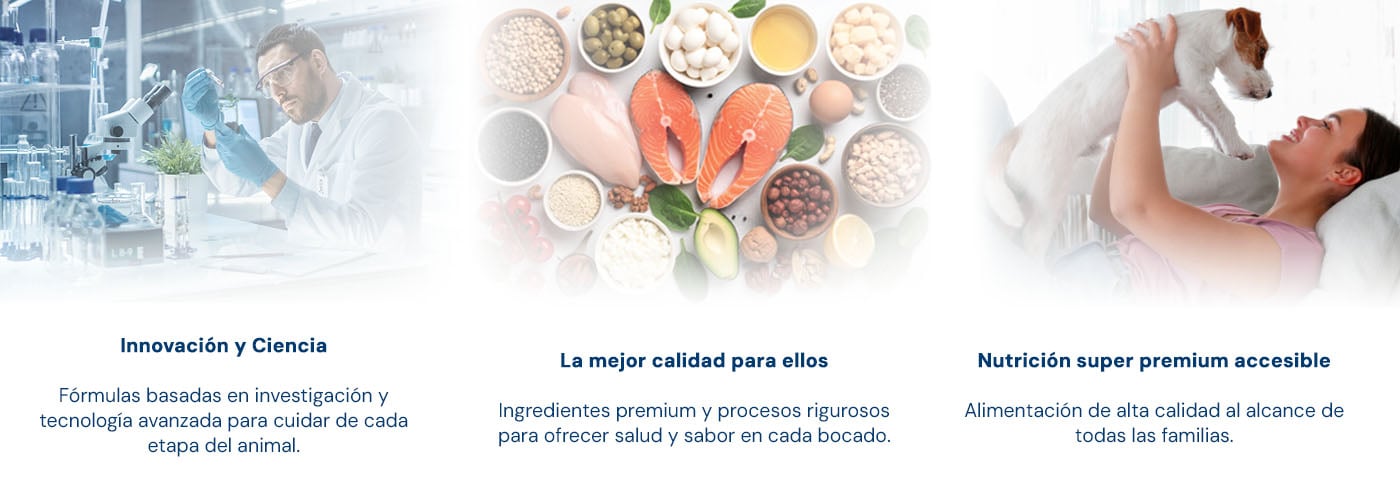 Nath: Nutrición súper premium al alcance de todos. Alimentación adaptadaa para cada etapa de vida y las necesidades del animal. Fórmulas aprobadas por veterinarios.