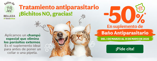 50% de descuento en suplemento de baño antiparasitario