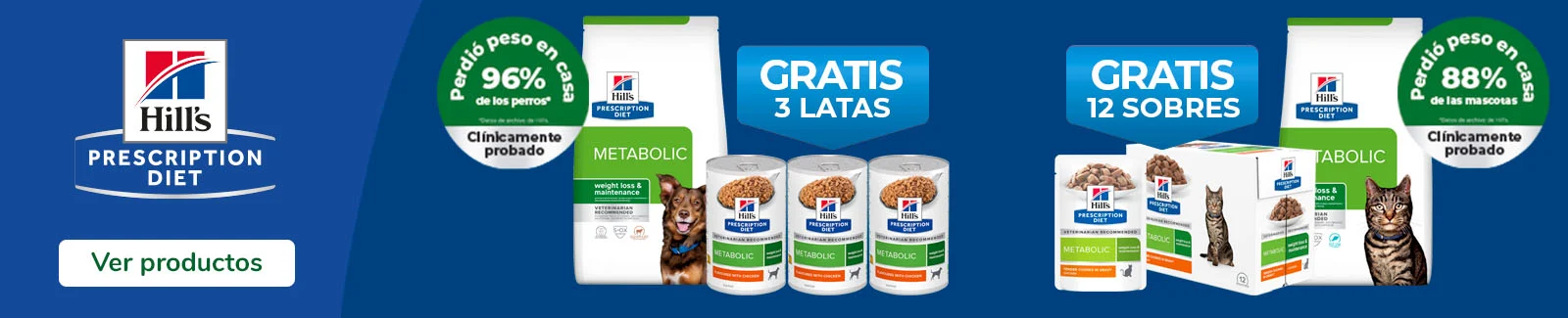 Hills Prescription Diet: Pienso para tu peludo con latas de regalo.