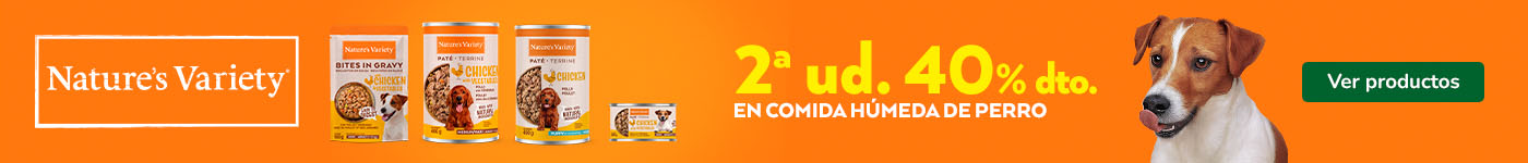 Nature’s Variety: 40% dto en la 2ª unidad de comida húmeda para perros.
